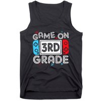 Game On 3rd Grade Third Back To School First Day Kids Tank Top