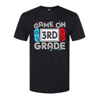 Game On 3rd Grade Third Back To School First Day Kids Softstyle CVC T-Shirt