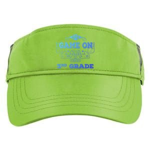 Game On 3Rd Grade Cool Back To School Gamers Gift Adult Drive Performance Visor