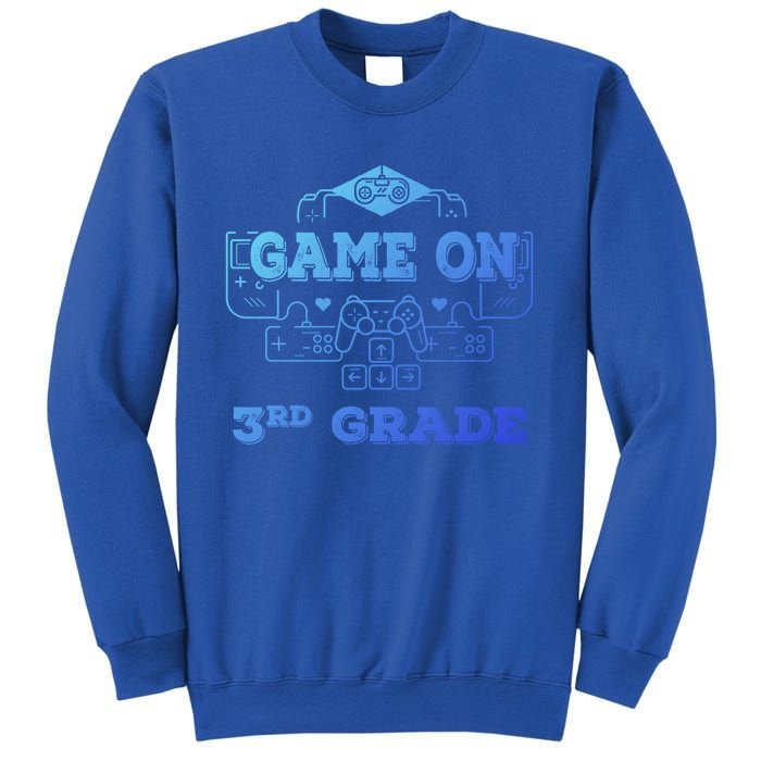 Game On 3Rd Grade Cool Back To School Gamers Gift Sweatshirt