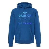 Game On 3Rd Grade Cool Back To School Gamers Gift Premium Hoodie