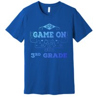 Game On 3Rd Grade Cool Back To School Gamers Gift Premium T-Shirt