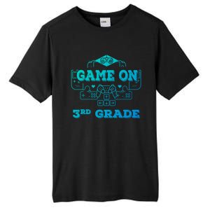 Game On 3Rd Grade Cool Back To School Gamers Gift Tall Fusion ChromaSoft Performance T-Shirt