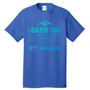 Game On 3Rd Grade Cool Back To School Gamers Gift Tall T-Shirt