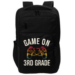 Game On 3Rd Grade Funny Back To School First Day Of Sc Cool Gift Impact Tech Backpack