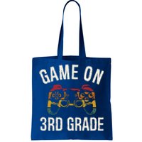 Game On 3Rd Grade Funny Back To School First Day Of Sc Cool Gift Tote Bag