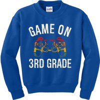 Game On 3Rd Grade Funny Back To School First Day Of Sc Cool Gift Kids Sweatshirt