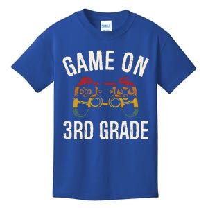 Game On 3Rd Grade Funny Back To School First Day Of Sc Cool Gift Kids T-Shirt