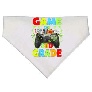 Game On 3Rd Grade Level Unlocked Video Game Gift USA-Made Doggie Bandana