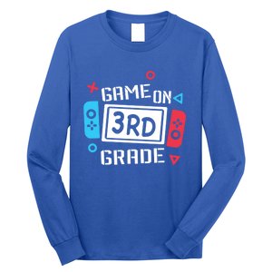 Game On 3Rd Grade Gift Third Grade Back To School Gift Long Sleeve Shirt