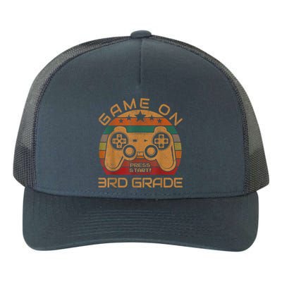 Game On 3rd Grade First Day Gamer Gift Back To School Yupoong Adult 5-Panel Trucker Hat