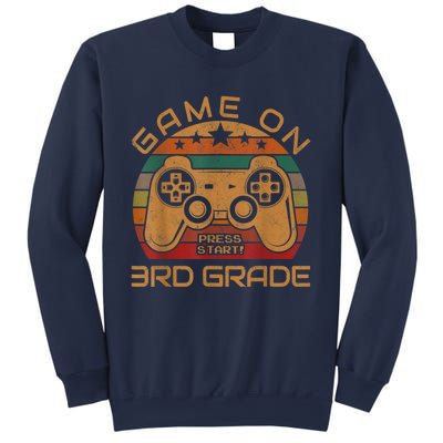 Game On 3rd Grade First Day Gamer Gift Back To School Sweatshirt