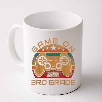 Game On 3rd Grade First Day Gamer Gift Back To School Coffee Mug