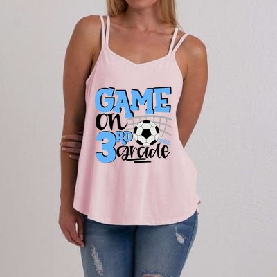 Games On 3Rd Grade Soccer Third Grade Back To School Great Gift Women's Strappy Tank