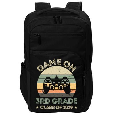 Game On 3Rd Grade Class Of 2029 Back To School Cute Gift Cool Gift Impact Tech Backpack