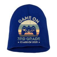 Game On 3Rd Grade Class Of 2029 Back To School Cute Gift Cool Gift Short Acrylic Beanie