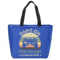 Game On 3Rd Grade Class Of 2029 Back To School Cute Gift Cool Gift Zip Tote Bag