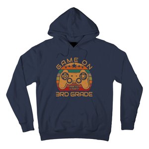 Game On 3rd Grade First Day Gamer Gift Back to School Hoodie