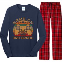 Game On 3rd Grade First Day Gamer Gift Back to School Long Sleeve Pajama Set