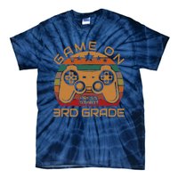 Game On 3rd Grade First Day Gamer Gift Back to School Tie-Dye T-Shirt