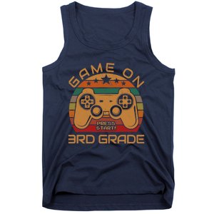 Game On 3rd Grade First Day Gamer Gift Back to School Tank Top