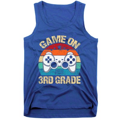 Game On 3rd Grade Back To School 3rd Grade Level Unlocked Tank Top