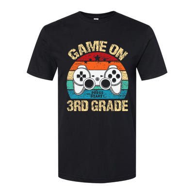 Game On 3rd Grade Back To School 3rd Grade Level Unlocked Softstyle CVC T-Shirt