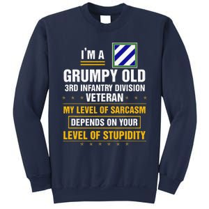 Grumpy Old 3rd Infantry Division Veteran Father Day Sweatshirt