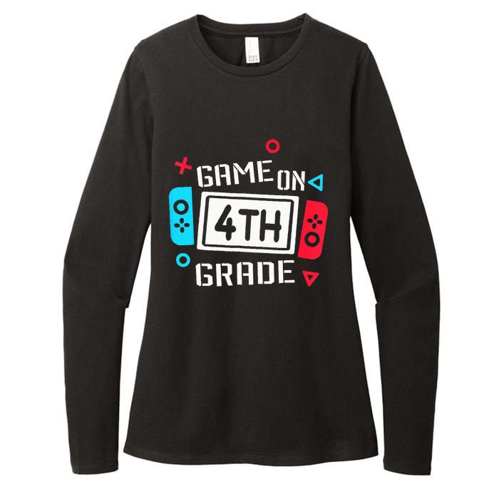 Game On 4th Grade Fourth Grade Back To School Womens CVC Long Sleeve Shirt