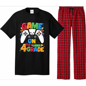 Game On 4Th Grade Back To School Fourth Grade Level Unlocked Gift Pajama Set