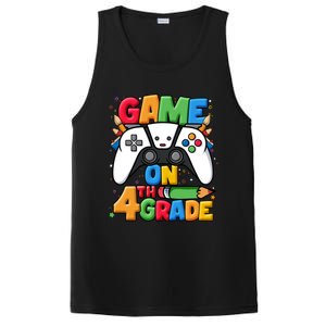 Game On 4Th Grade Back To School Fourth Grade Level Unlocked Gift PosiCharge Competitor Tank