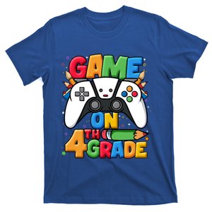 Game On 4Th Grade Back To School Fourth Grade Level Unlocked Gift T-Shirt