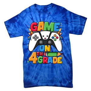 Game On 4Th Grade Back To School Fourth Grade Level Unlocked Gift Tie-Dye T-Shirt