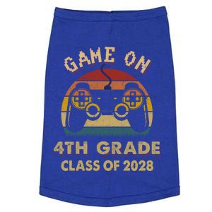 Game On 4Th Grade Class Of 2028 Gamer Gift Funny Gift Funny Gift Doggie Tank