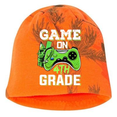 Game On 4Th Grade Fourth Grade Back To School Great Gift Kati - Camo Knit Beanie