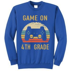 Game On 4Th Grade Meaningful Gift 4Th Graders Gamers Back To School Gift Sweatshirt