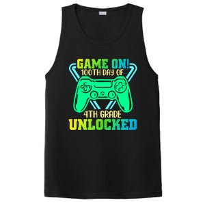 Game On 4Th Grade Unlocked Video Game Lover 100Th Days Gift PosiCharge Competitor Tank