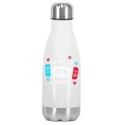 Game On 4th Grade Stainless Steel Insulated Water Bottle