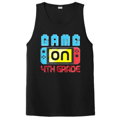 Game On 4th Grade Gaming Gamer Back To School Student Kids PosiCharge Competitor Tank