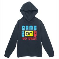 Game On 4th Grade Gaming Gamer Back To School Student Kids Urban Pullover Hoodie