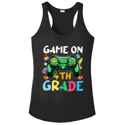 Game On 4Th Grade Back To School Gamer Gaming Gamer Gift Ladies PosiCharge Competitor Racerback Tank