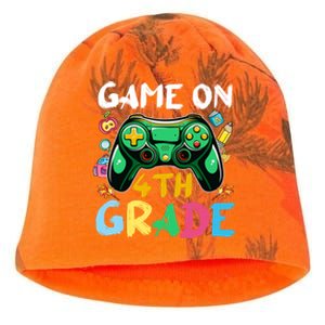 Game On 4Th Grade Back To School Gamer Gaming Gamer Gift Kati - Camo Knit Beanie