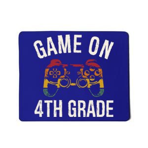 Game On 4Th Grade Funny Back To School First Day Of Sc Gift Mousepad