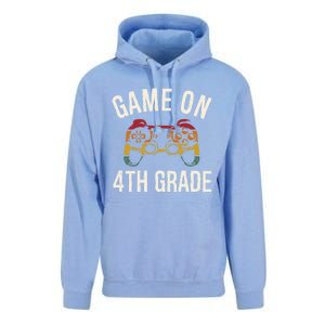 Game On 4Th Grade Funny Back To School First Day Of Sc Gift Unisex Surf Hoodie