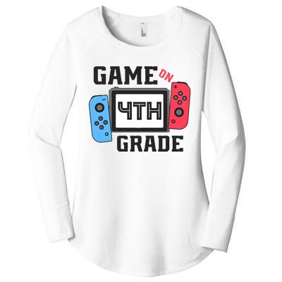 Game On 4th Grade Back To School Women's Perfect Tri Tunic Long Sleeve Shirt