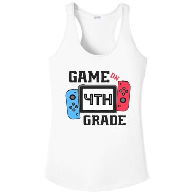 Game On 4th Grade Back To School Ladies PosiCharge Competitor Racerback Tank