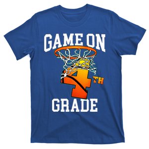 Game On 4th Grade Basketball Back To School Student T-Shirt