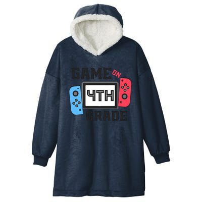 Game On 4th Grade Back To School Hooded Wearable Blanket