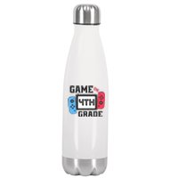 Game On 4th Grade Back To School Stainless Steel Insulated Water Bottle