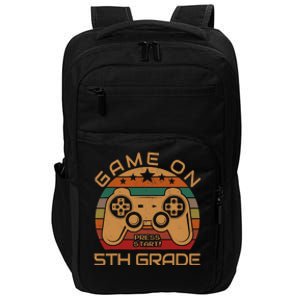 Game On 5th Grade First Day Gamer Gift Back to School Impact Tech Backpack